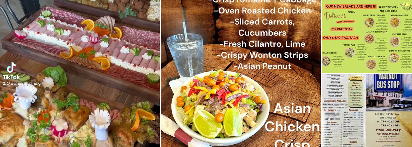 Walnut Bar and grill Menu