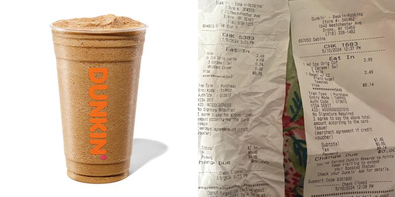 Dunkin' Menu