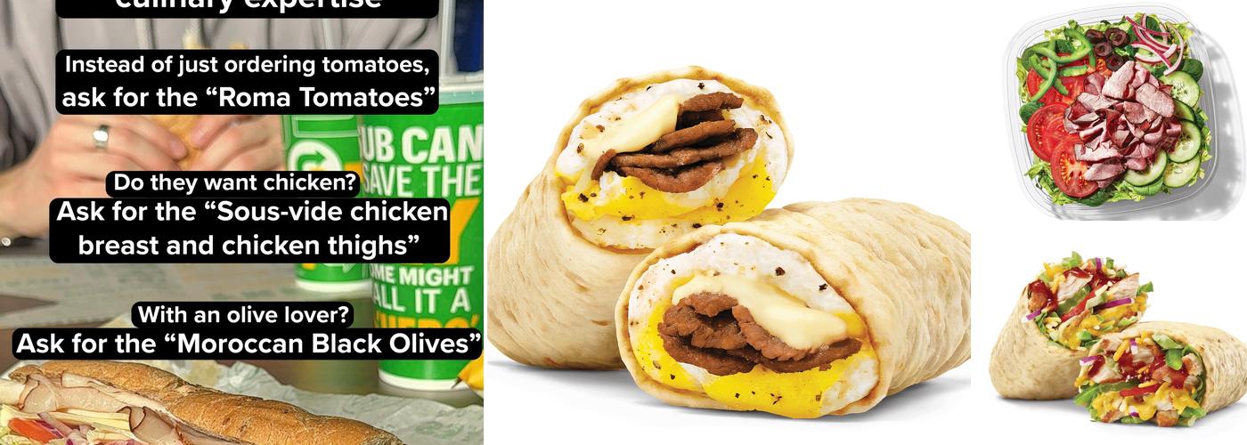 Subway Menu