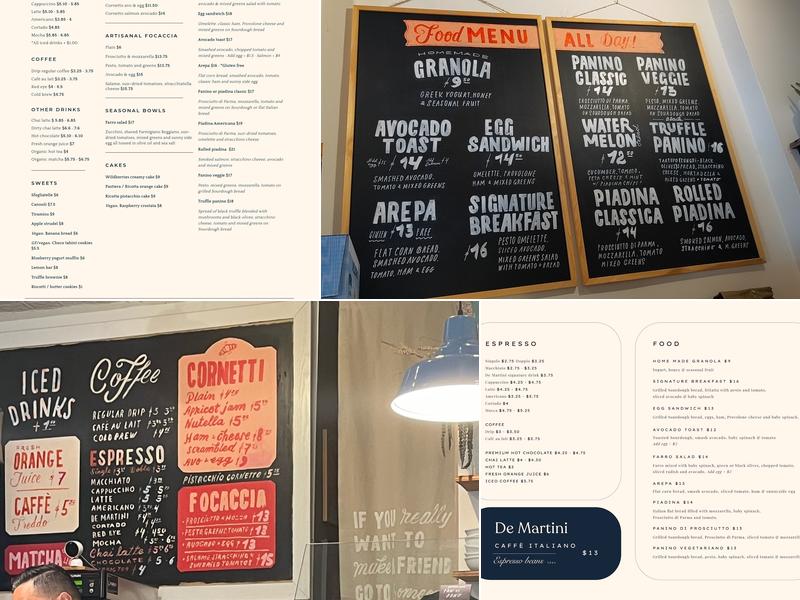 Caffè De Martini Menu