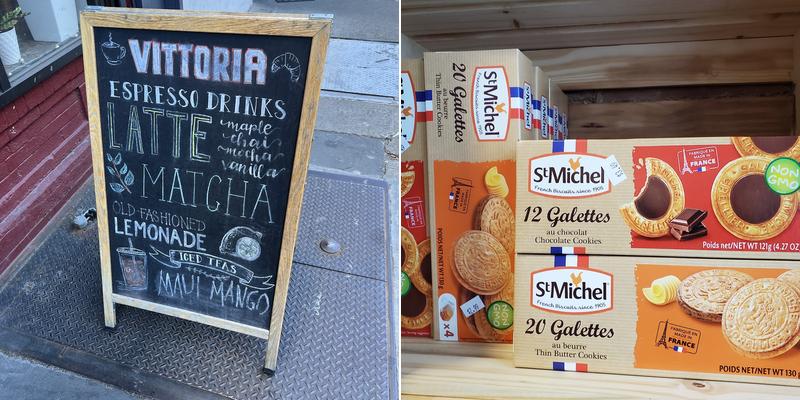 Vittoria Mercato Menu