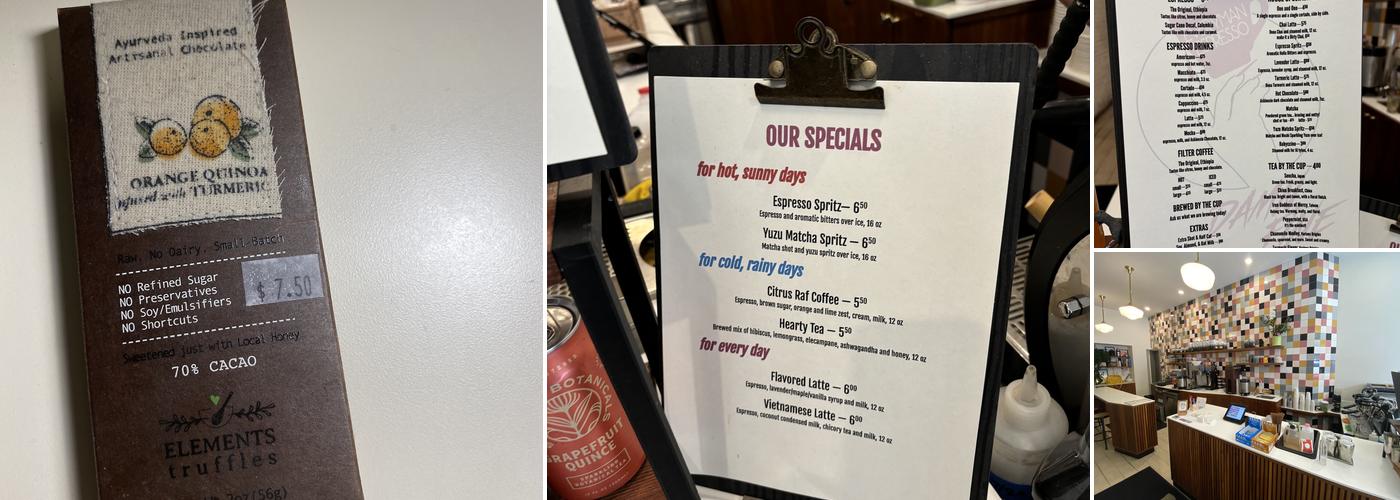 Everyman Espresso Menu