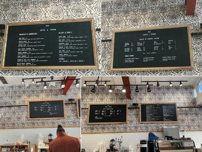 Hala Coffee & Kitchen Menu