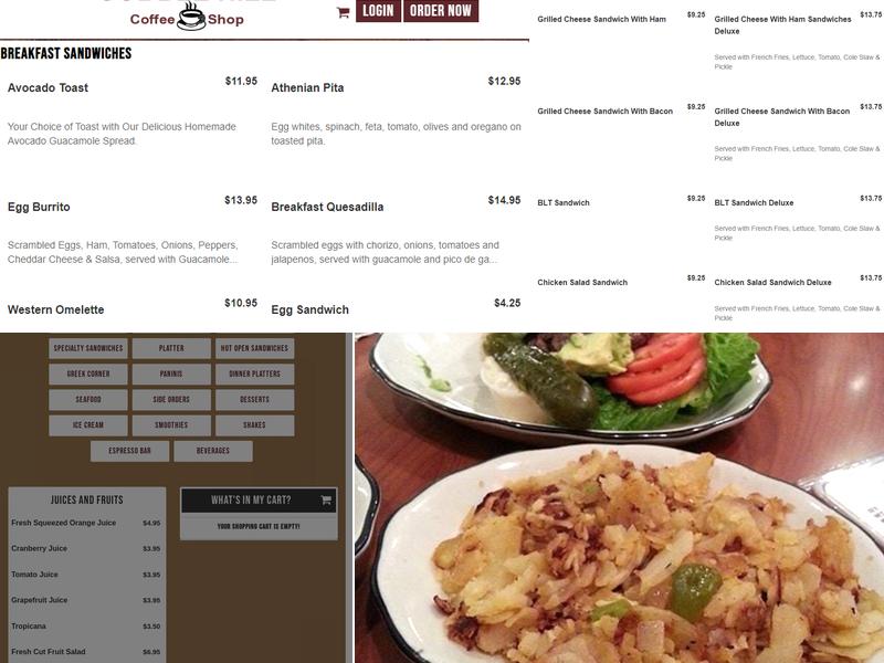 Cobble Hill Coffee Shop Menu