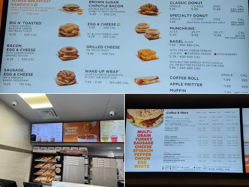 Dunkin' Menu