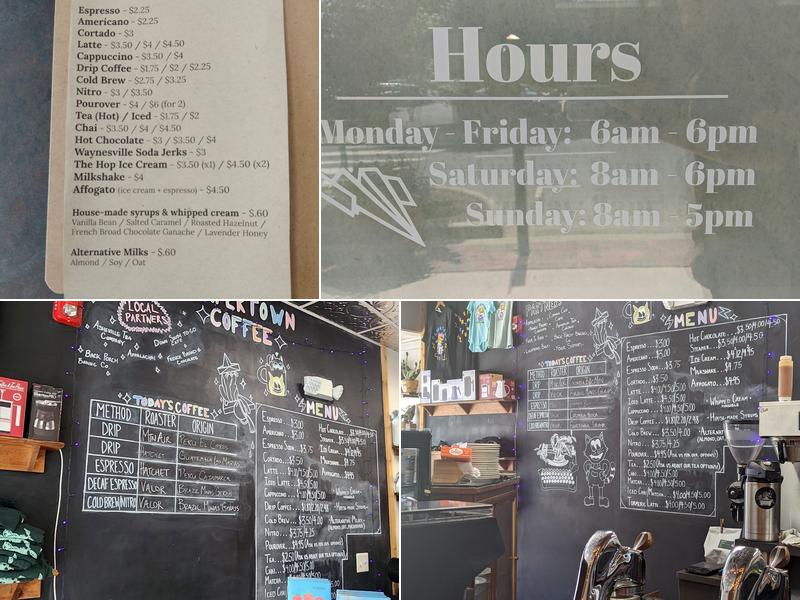 Papertown Coffee Menu