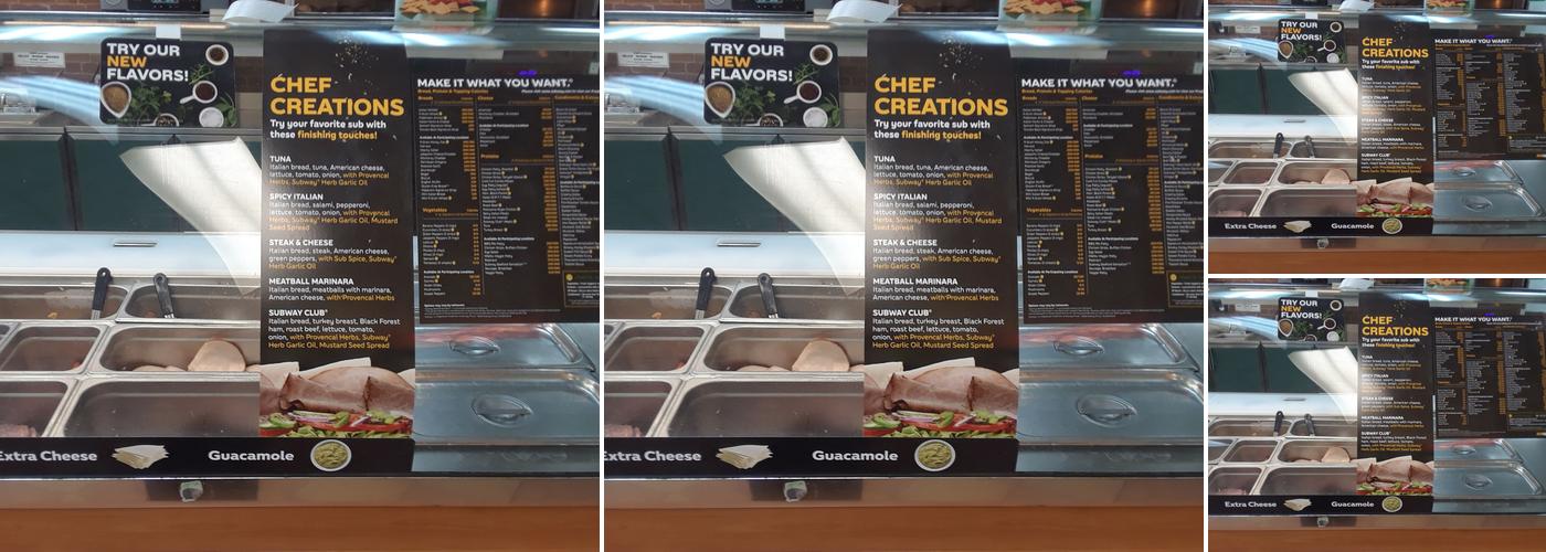 Subway Menu