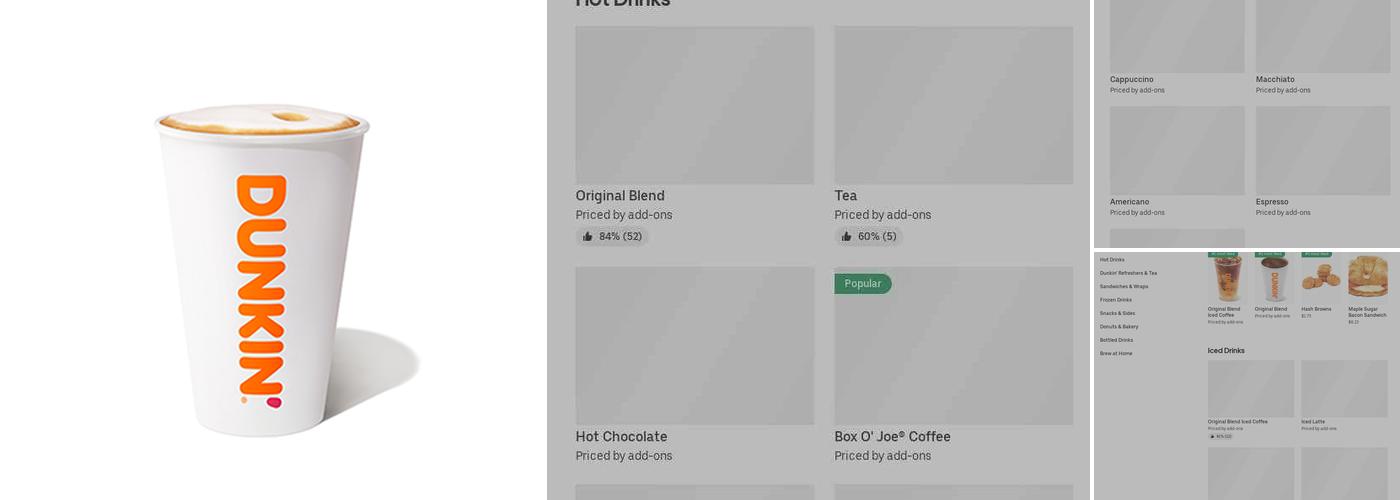 Dunkin' Menu