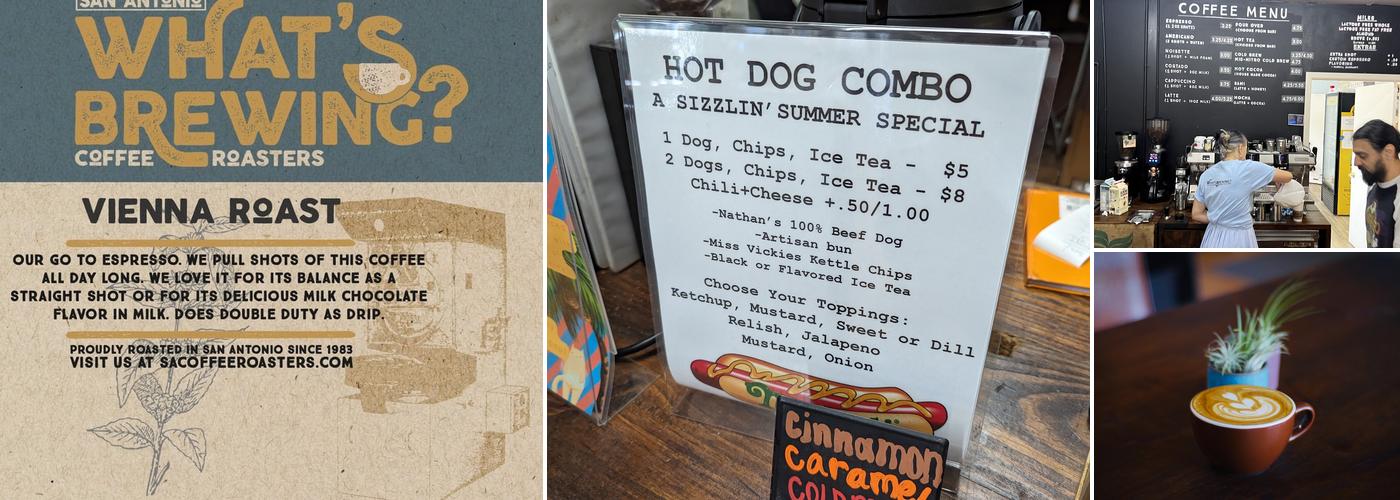 What's Brewing Coffee Roasters Menu