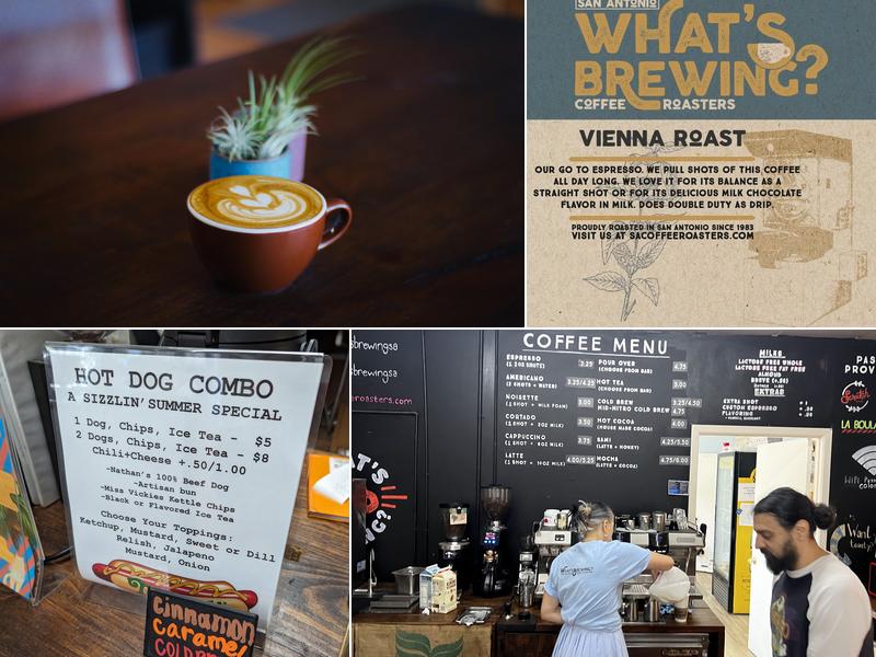 What's Brewing Coffee Roasters Menu