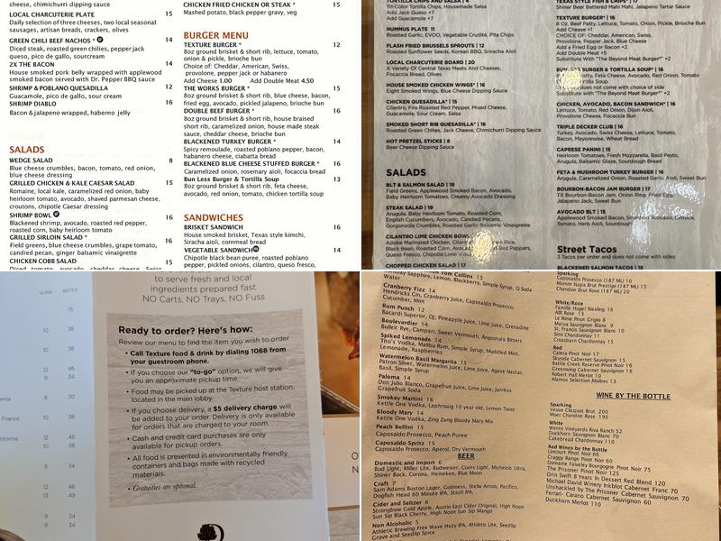 Texture Menu