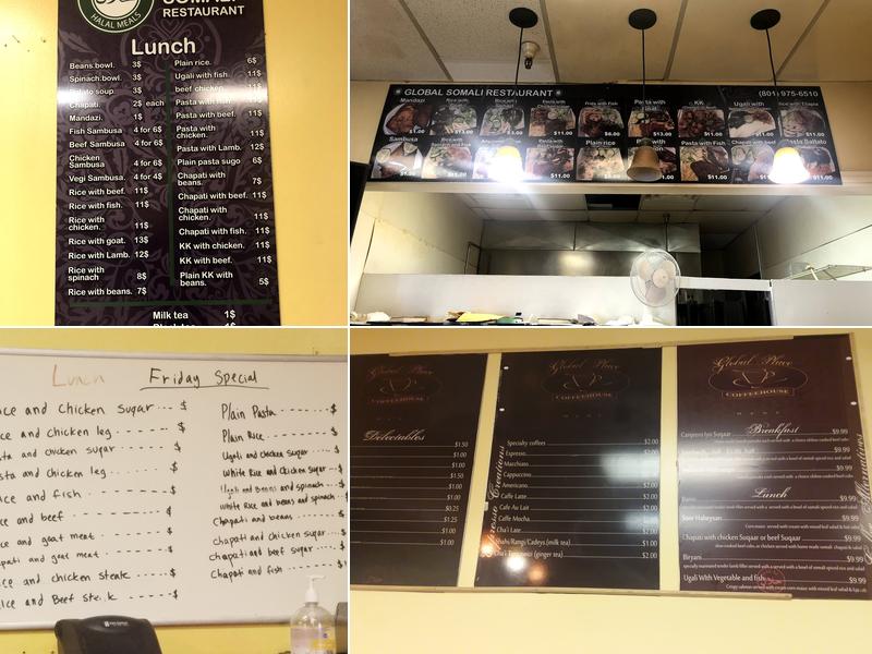 Global Place Somali Restaurant Menu
