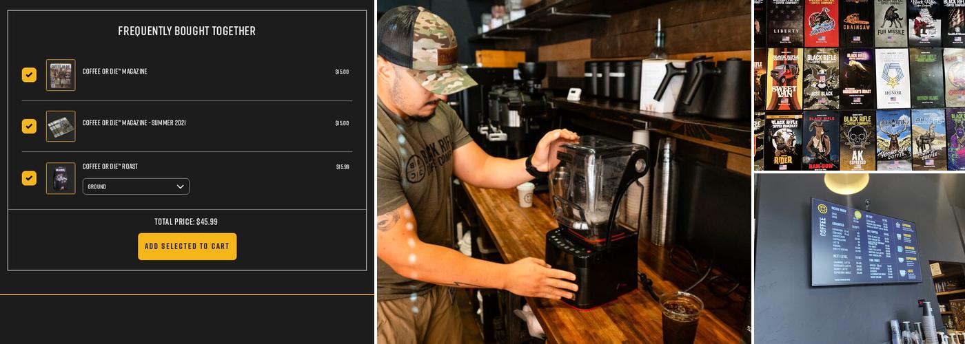 Black Rifle Coffee Company Menu