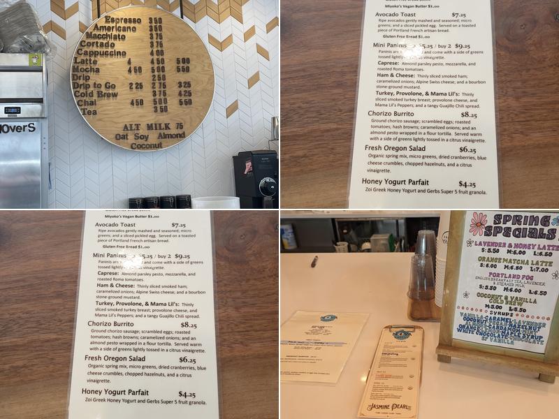 Nova Coffee Menu