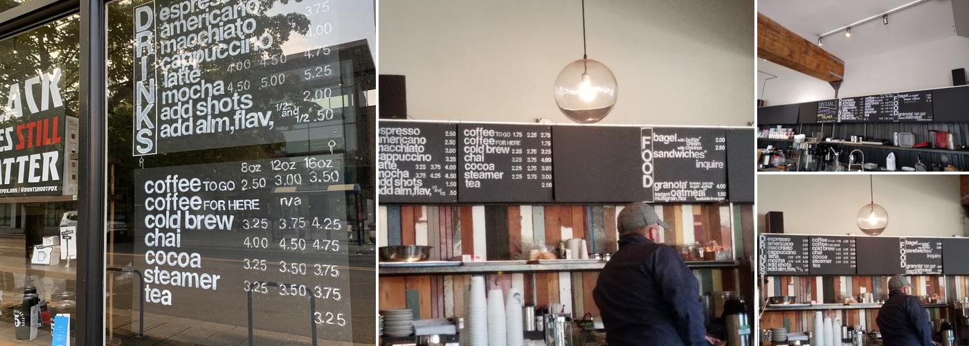 Coffeehouse-Five Menu