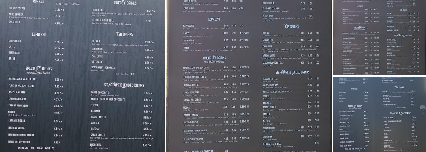 Brewed Life Coffee Co Menu