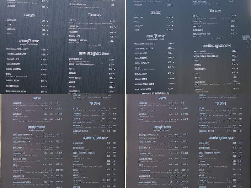 Brewed Life Coffee Co Menu