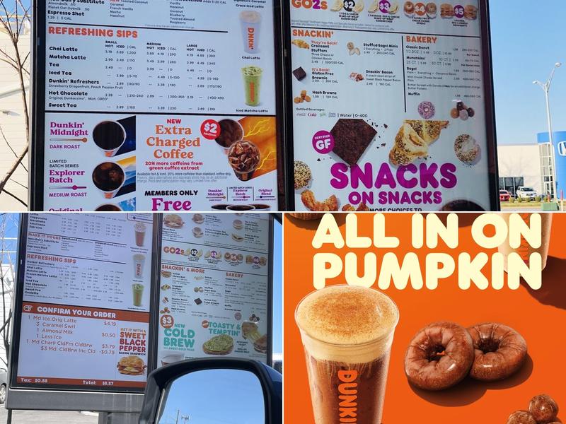 Dunkin' Menu