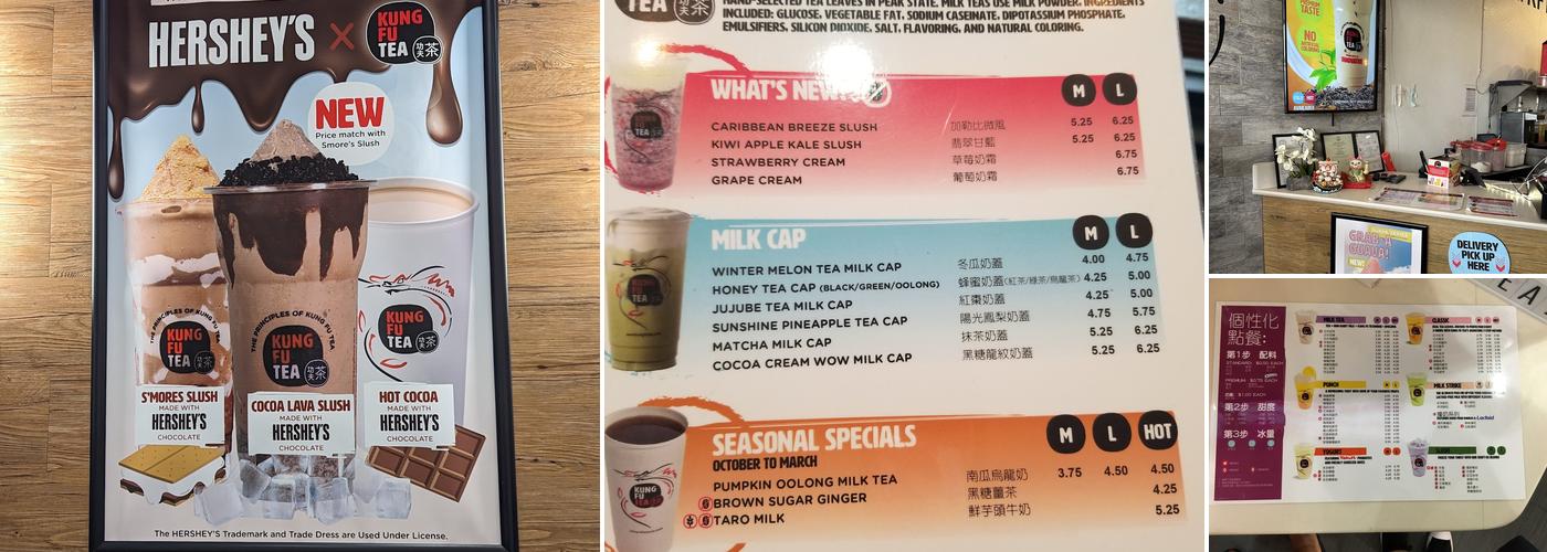 Kung Fu Tea Lynnhaven Menu