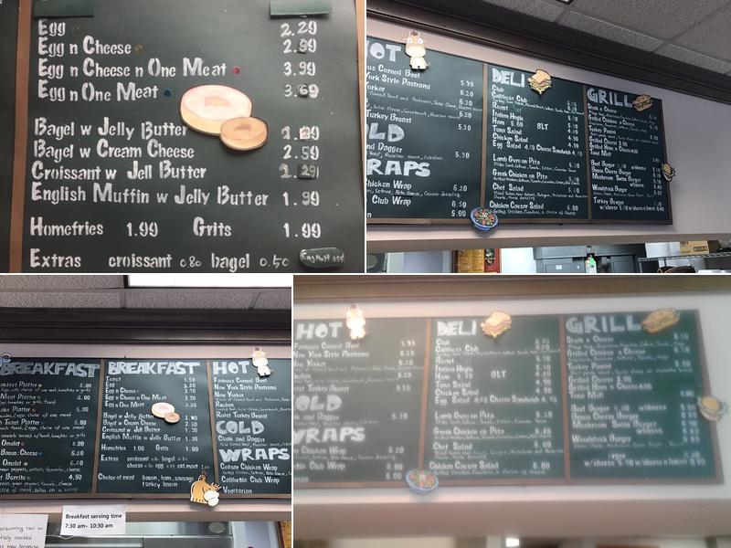 Woodstock Cafe Menu