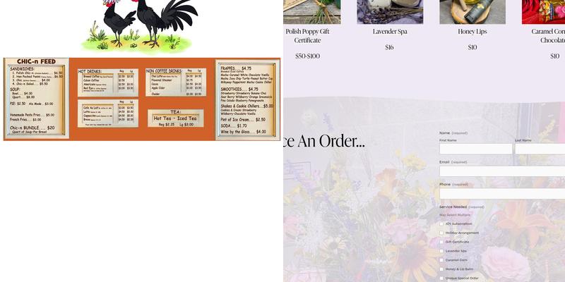 The Polish Poppy Menu