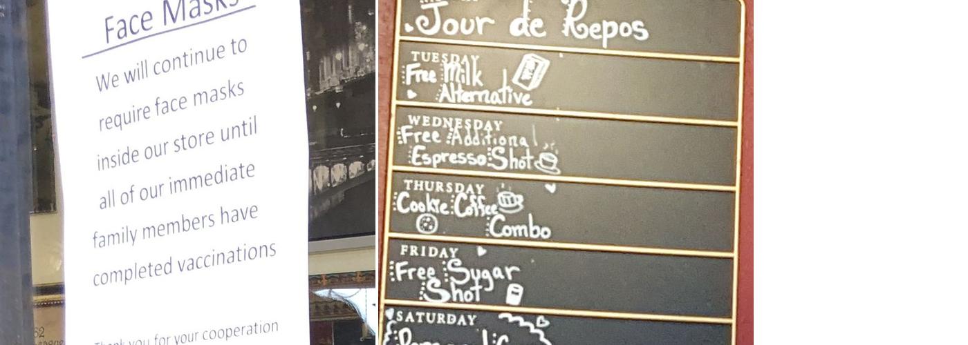 Bakery Honore Menu