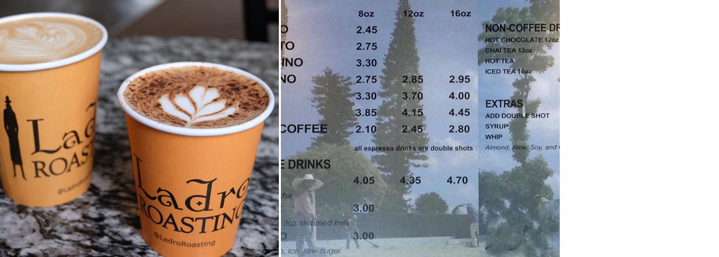 Caffe Ladro - South Lake Union Fairview Menu