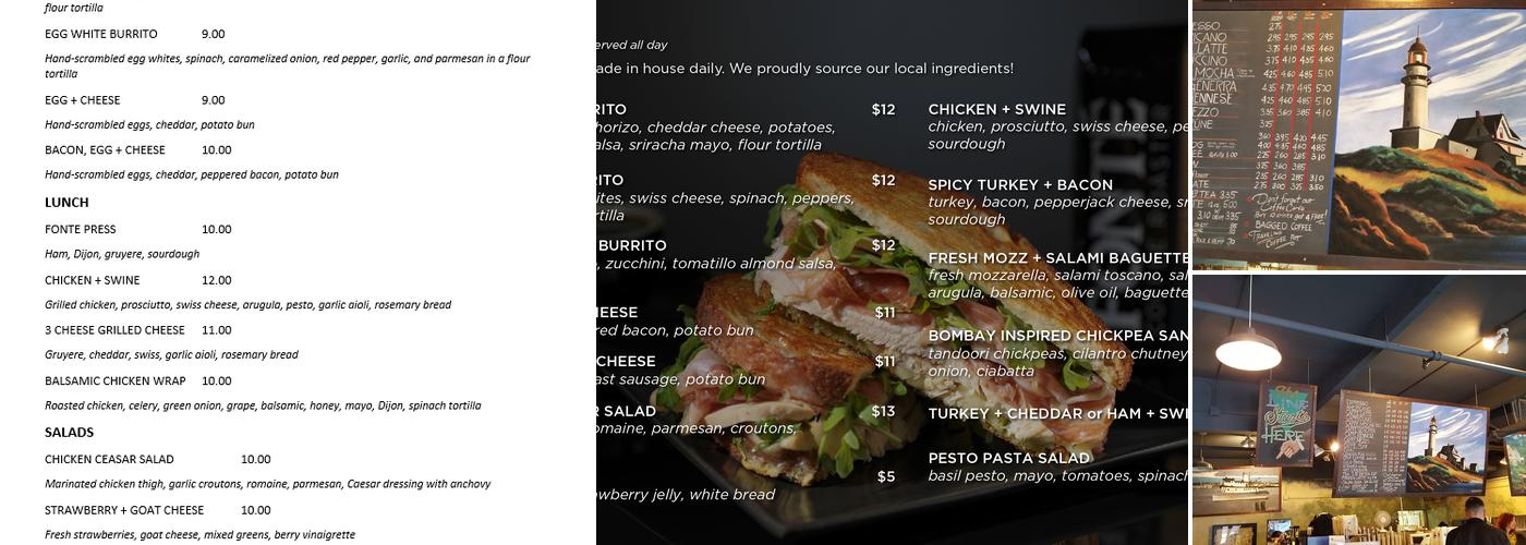 Uptown Espresso - Delridge Menu