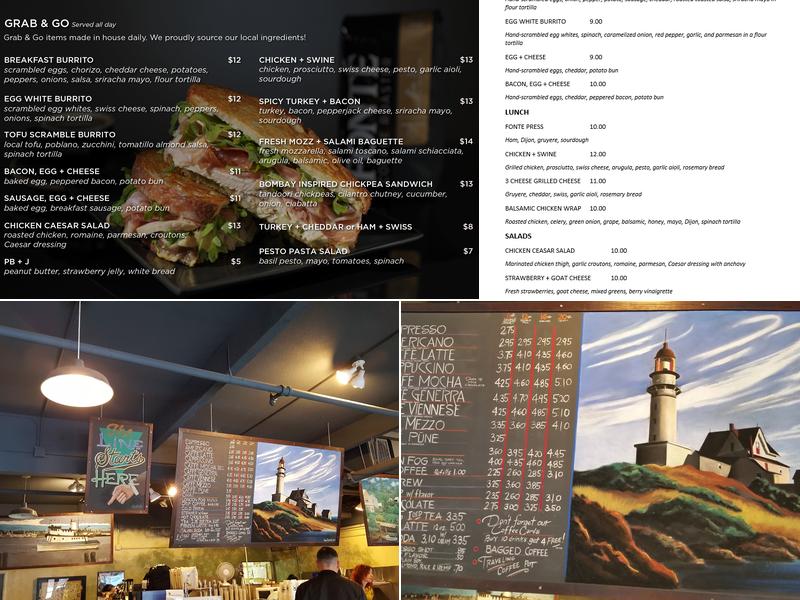 Uptown Espresso - Delridge Menu