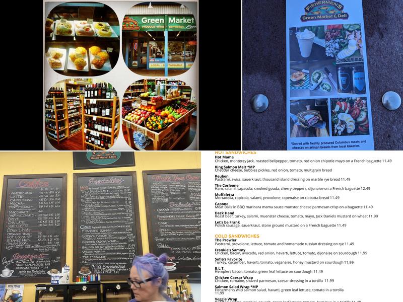 Fishermen’s Green Market & Deli Menu