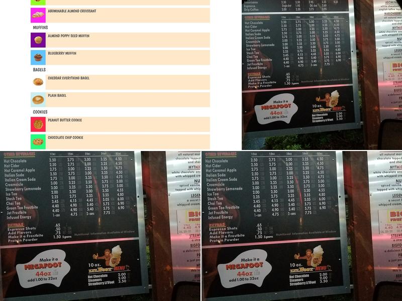 BigFoot Java Menu