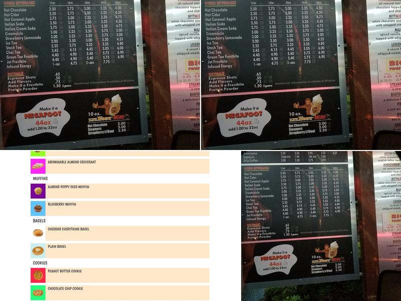 BigFoot Java Menu