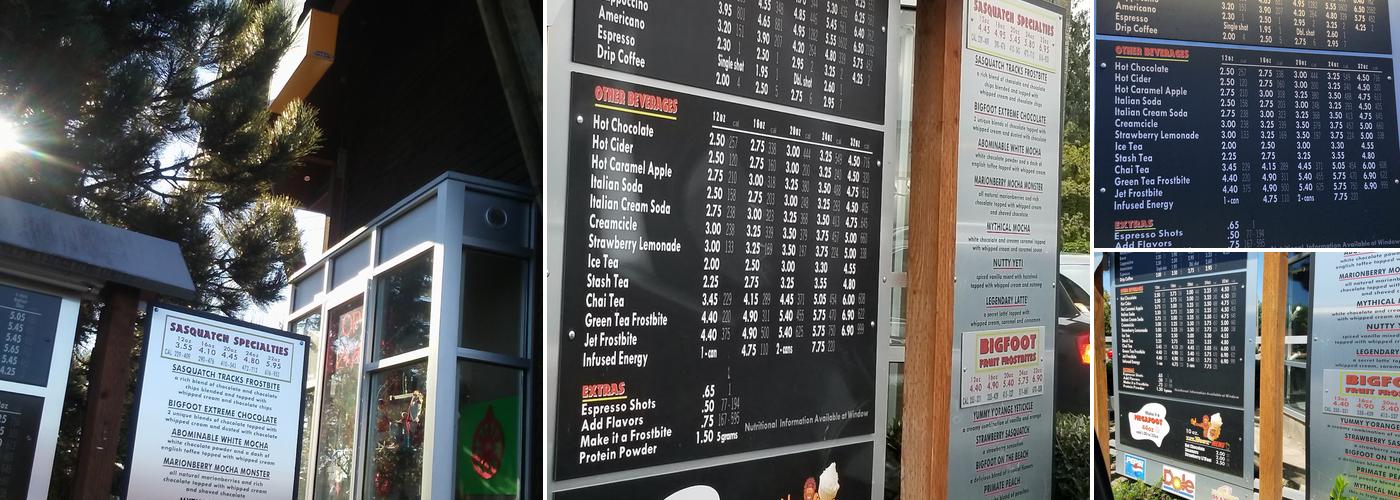 BigFoot Java Menu