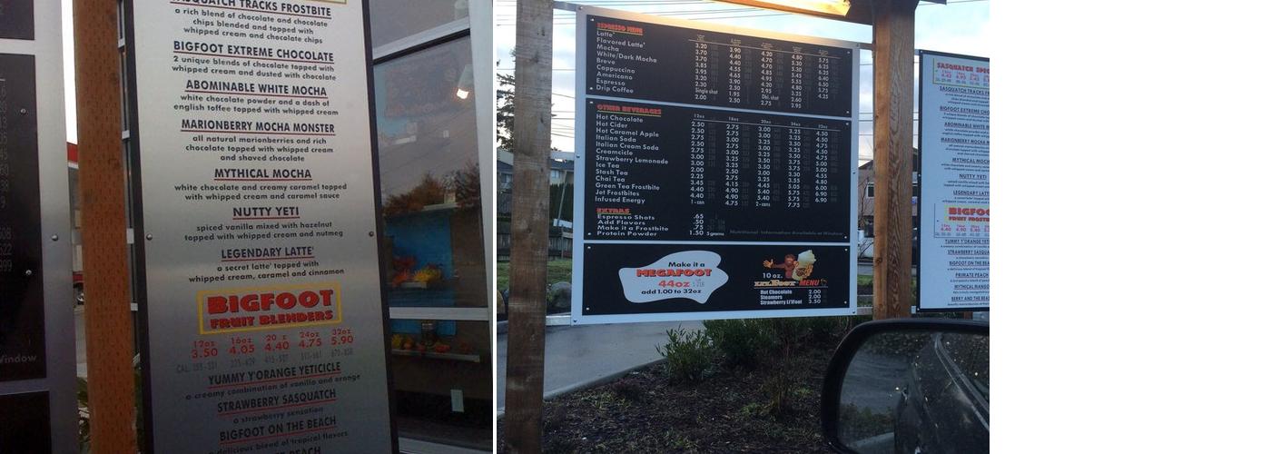 BigFoot Java Menu