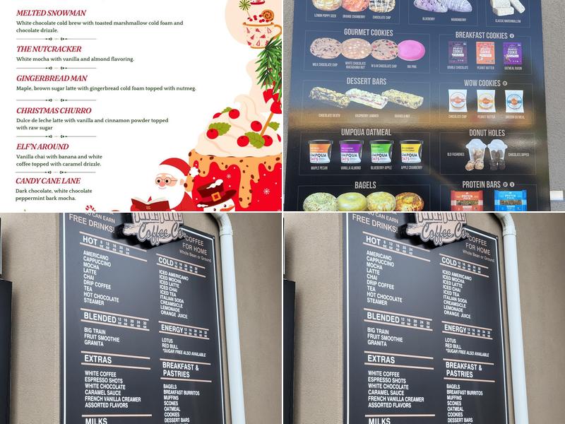 Java Java Drive-Thru Menu