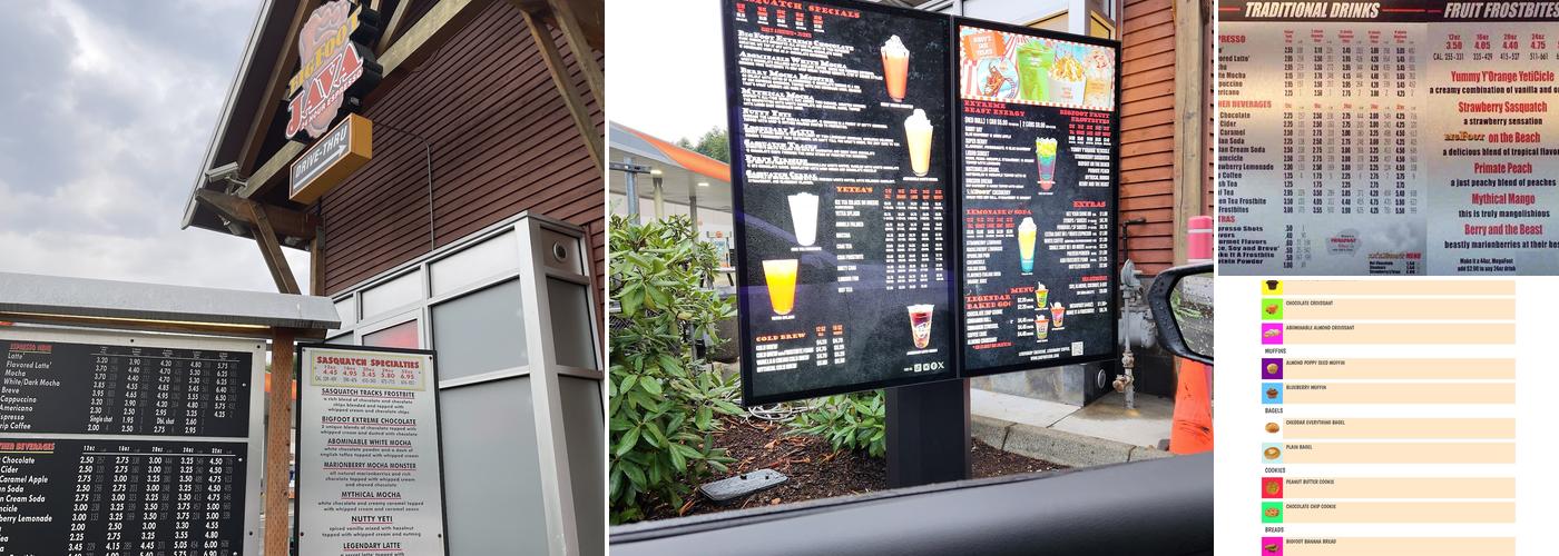 BigFoot Java Menu