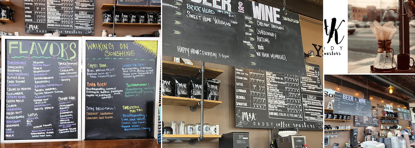 MAK Daddy Coffee Roasters | Downtown Yakima Menu