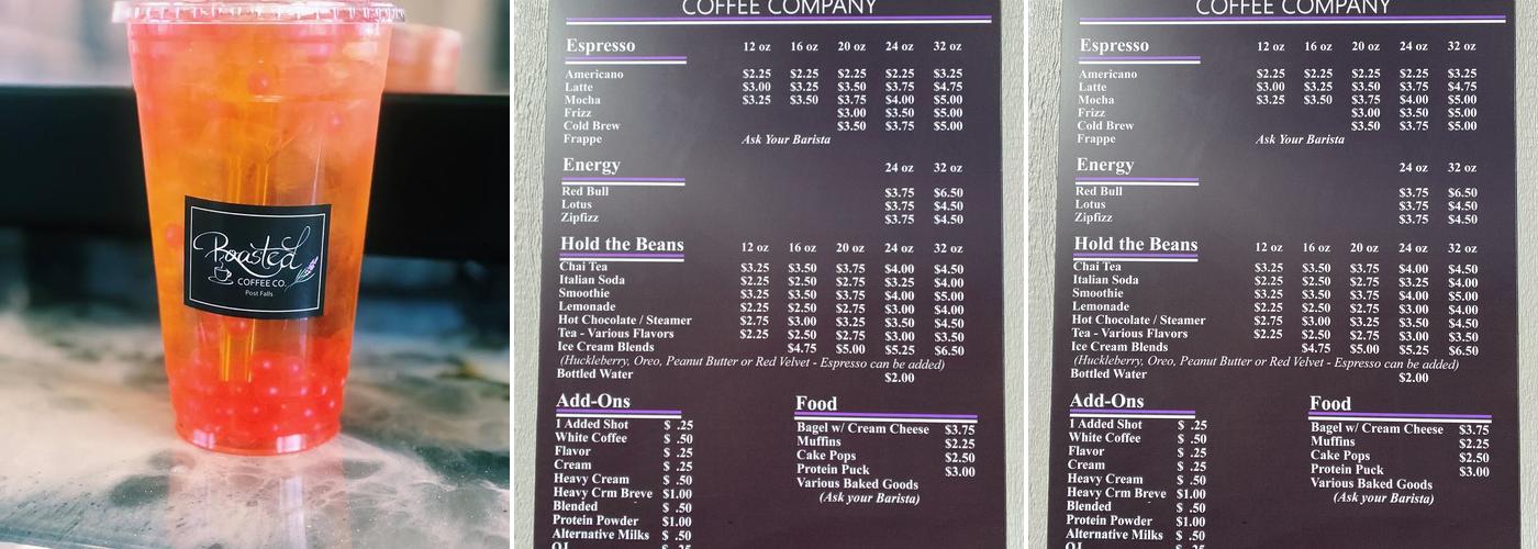 Roasted Coffee Company Menu