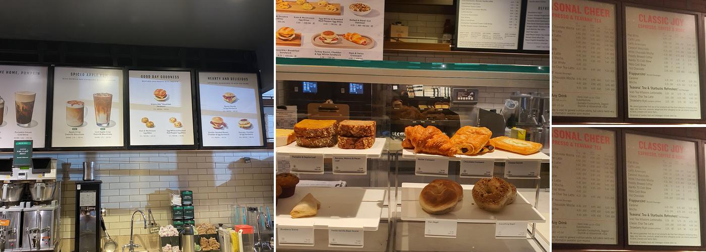 Starbucks Menu
