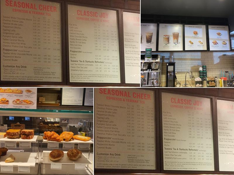 Starbucks Menu