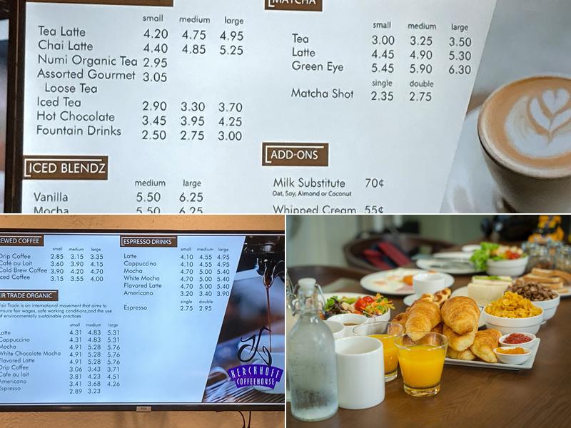 Kerckhoff Coffee House Menu