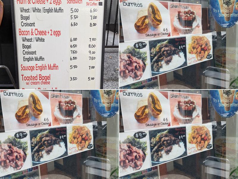 Dolcini Caffe Espresso Menu