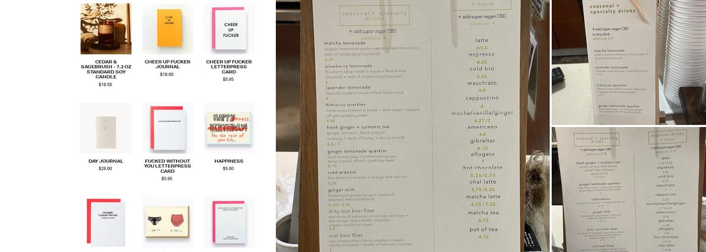 Bru Coffeebar Menu