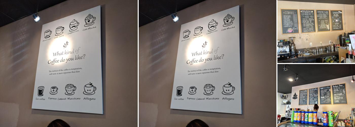 o2 coffee Menu