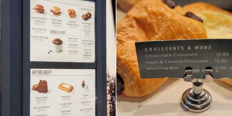 Starbucks Menu