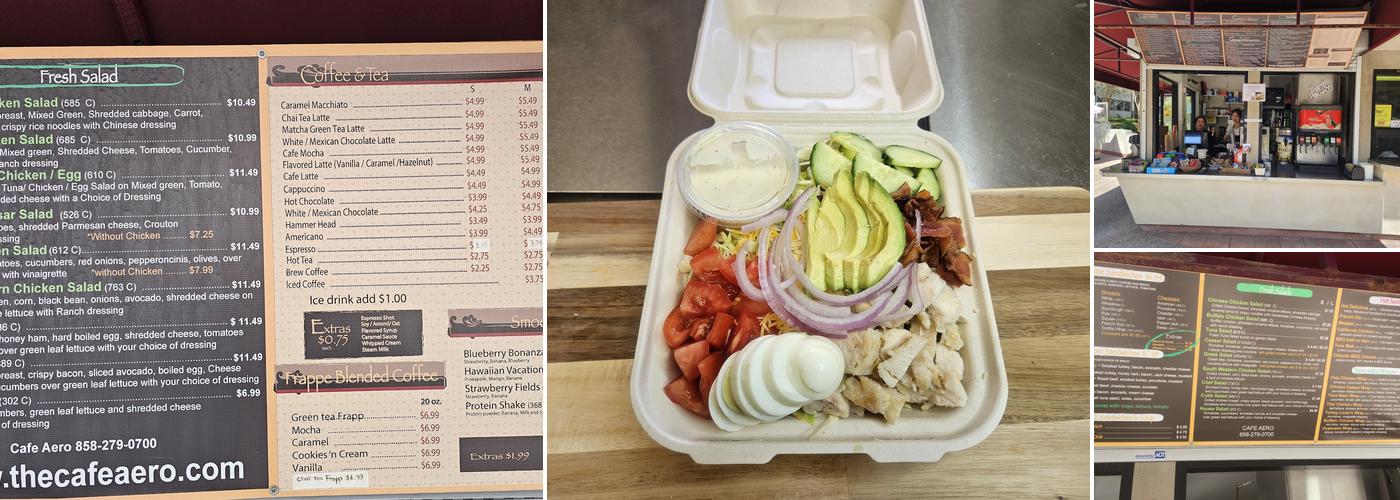 Cafe Aero Menu