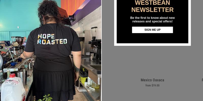 The WestBean Coffee Roasters Menu