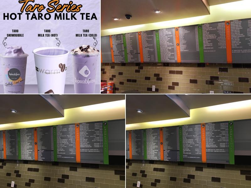 Tapioca Express Menu