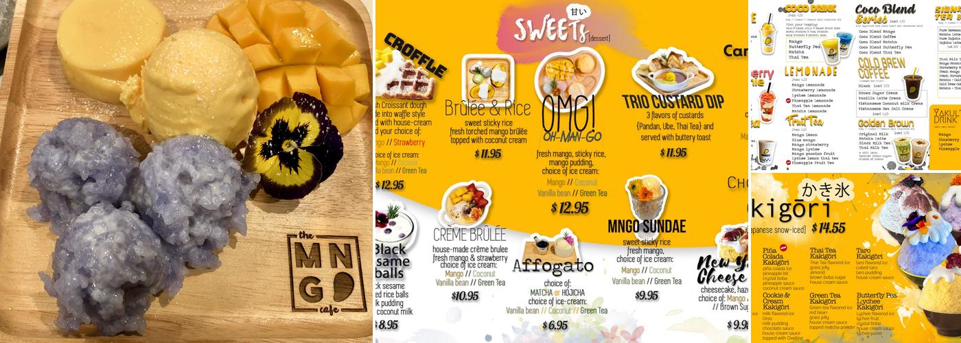 MNGO cafe Menu