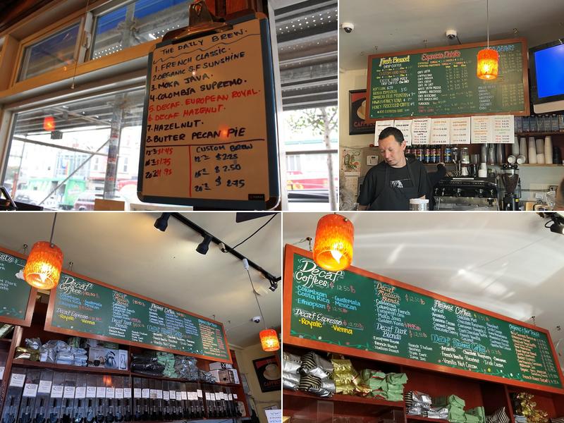 Castro Coffee Company Menu